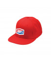 100% ESSENTIAL J-FIT FLEXFIT CAP (RED)