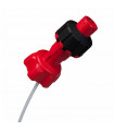 RTECH R15 GAS CAN QUICK FILL CONVERSION KIT (RED)