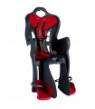 BELLELLI B-ONE STANDARD B-FIX XL CHILD REAR BIKE SEAT (GREY/RED)