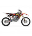 ONE INDUSTRIES 10 FACTORY GRAPHICS KIT + SEAT COVER HONDA CRF 450 (2009-2010)
