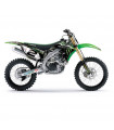 ONE INDUSTRIES 10 FACTORY GRAPHICS KIT + SEAT COVER KAWASAKI KX 250 F (2009-2010)