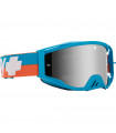 SPY FOUNDATION PLUS BOLT BLUE GOGGLES (HD SMOKE WITH SILVER SPECTRA MIRROR LENS)
