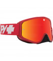 SPY WOOT RACE CHECKERS RED GOGGLES (HD SMOKE WITH RED SPECTRA MIRROR LENS)
