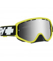 SPY WOOT RACE SLICE GREEN GOGGLES (HD SMOKE WITH SILVER SPECTRA LENS)