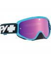 SPY WOOT RACE SLICE BLUE GOGGLES (HD SMOKE WITH PINK SPECTRA LENS)