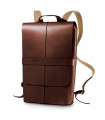 BROOKS PICCADILLY LEATHER KNAPSACK (ANTIQUE BROWN)