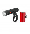 JUEGO LUCES KNOG PWR ROAD 700 + MID COBBER TRASERA