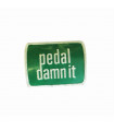 NINER PEDAL DAMN IT PATCH (GREEN)