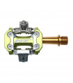 HT M2 TITANIUM SPINDLE CROSS COUNTRY PEDALS (APPLE GREEN)