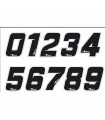 RTECH BLACK NUMBER STICKERS (10 UNITS)