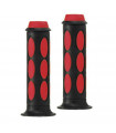 DOMINO DUAL COLORED SCOOTER GRIPS (BLACK/RED)