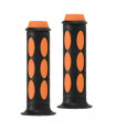 DOMINO DUAL COLORED SCOOTER GRIPS (BLACK/ORANGE)