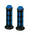 DOMINO DUAL COLORED SCOOTER GRIPS (BLACK/BLUE)