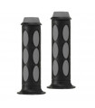 DOMINO DUAL COLORED SCOOTER GRIPS (BLACK/GREY)
